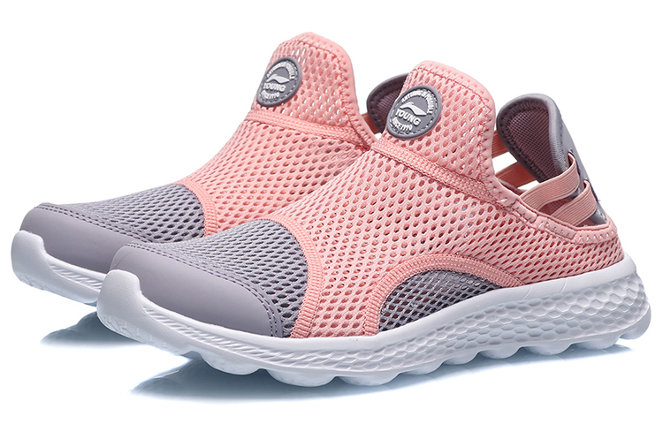 Lookbook (PS) Li-Ning Sneakers 'Merah Jambu Ungu' YKCQ068-4