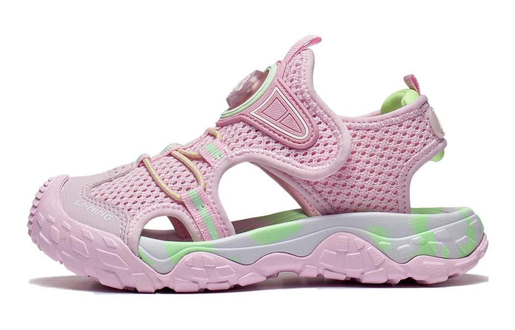 (Preschool) Li-Ning Sport Life 'Pink White Green' YKKT016-2