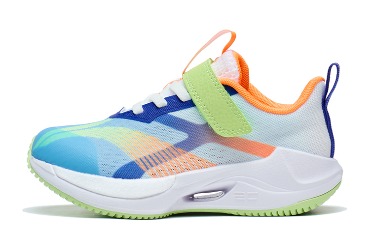 (Preschool) Li-Ning Sport Life Lightweight 'Letter Collision Light Bowl Blue Light Sea Blue' YKNT052-7