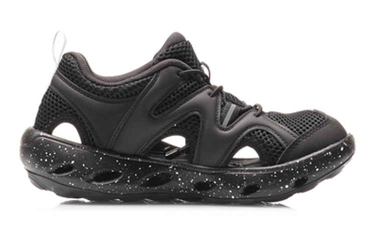 Order (PS) Li-Ning Sport Life Sandalen ''Zwart'' ''Vrolijke Kindertijd'' YKUQ008-1