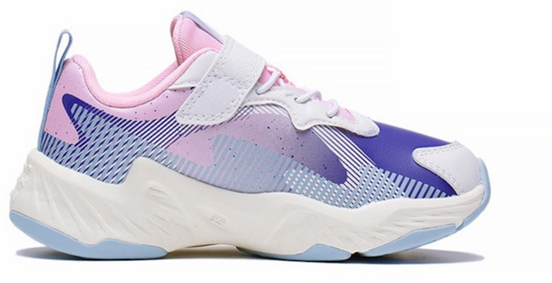 (Preschool) Li-Ning Sports Casual Shoes 'White Blue Pink' YKNS068-14 Order (Preschool) Li-Ning Sports Casual Shoes 'White Blue Pink' YKNS068-14