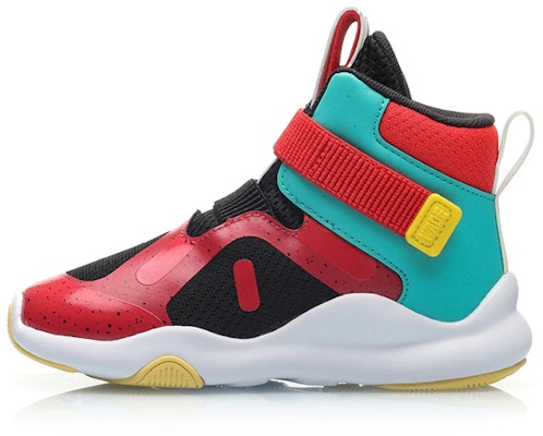(Preschool) Li-Ning Sports Life High-Top 'Red Black Colorblock' YKAP074-13 Buy (Preschool) Li-Ning Sports Life High-Top 'Red Black Colorblock' YKAP074-13
