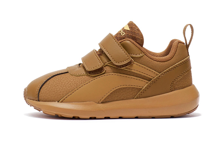 (Preschool) Li-Ning Sports Life Velcro Low 'Sea Buckthorn Brown' YKAP148-35