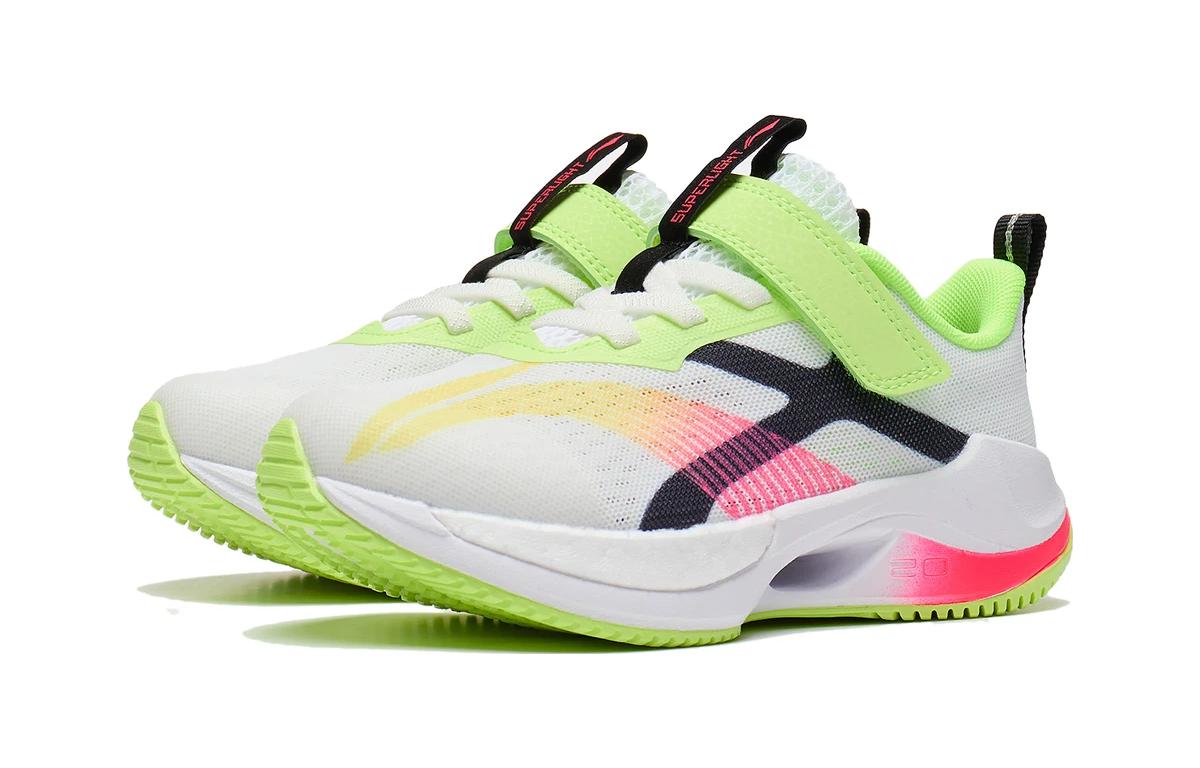Lookbook (Preschool) Li-Ning Super Light 20 Low 'White Green' YKNT052-3