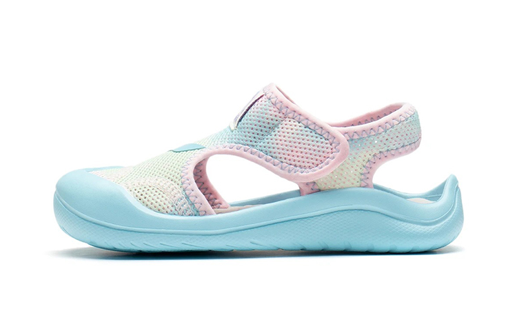 (Preschool) Li-Ning Trace Casual Breathable Sandals 'Blue Pink' YKKS014-4