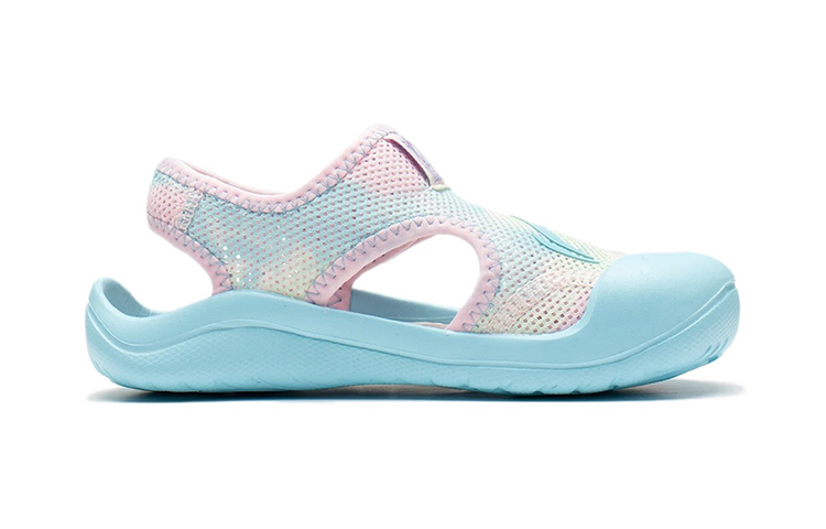 Order (Preschool) Li-Ning Trace Casual Breathable Sandals 'Blue Pink' YKKS014-4