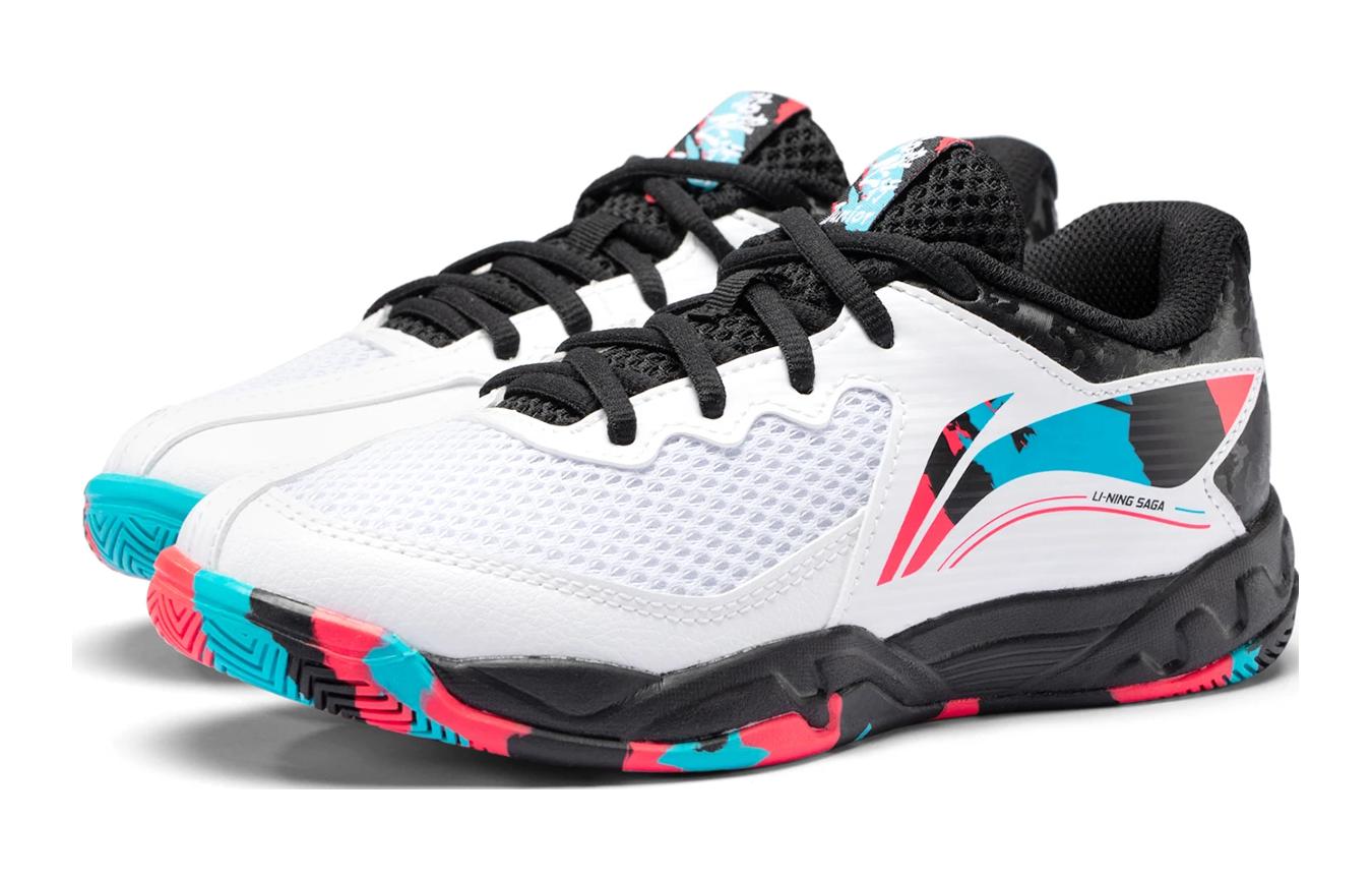 Lookbook (Preschool) Li-Ning Training Shoes 'Black White' AYTT008-1