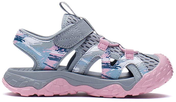 (PS) Sandal Olahraga Kasual Li-Ning Traverse 'Abu-abu Merah Muda' YKKS006-2 Order (PS) Sandal Olahraga Kasual Li-Ning Traverse 'Abu-abu Merah Muda' YKKS006-2