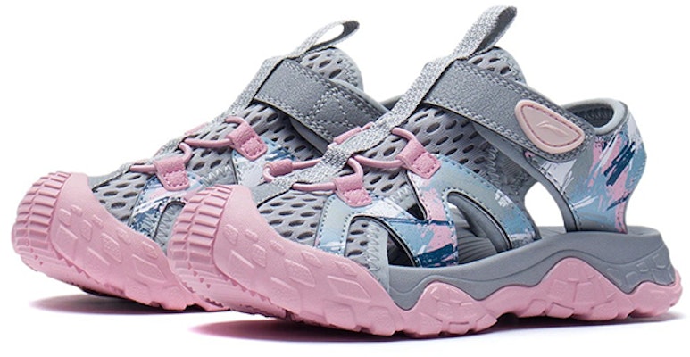 (PS) Sandal Olahraga Kasual Li-Ning Traverse 'Abu-abu Merah Muda' YKKS006-2 Lookbook (PS) Sandal Olahraga Kasual Li-Ning Traverse 'Abu-abu Merah Muda' YKKS006-2