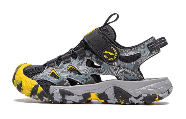 (Preschool) Li-Ning Trek 2 'Black Grey' YKUU010-1