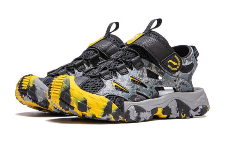 Lookbook (Preschool) Li-Ning Trek 2 'Black Grey' YKUU010-1