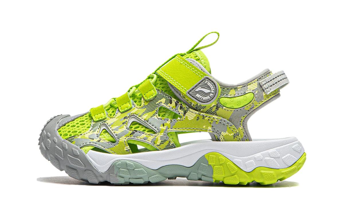 Buy 中童 李寧兒童 跋涉 2 KIDS 舒適簡約 經典百搭 透氣速乾兒童涼鞋 綠色