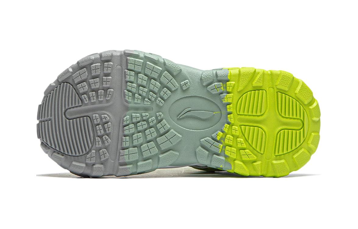 Shop 中童 李寧兒童 跋涉 2 KIDS 舒適簡約 經典百搭 透氣速乾兒童涼鞋 綠色