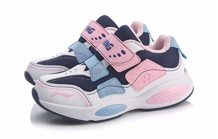 Lookbook (PS) Li-Ning Trendy Freizeit-Sneaker ''Blau Pink'' YKNQ092-6