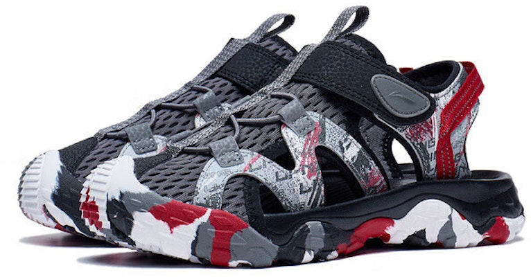 (Preschool) Li-Ning Way of Wade 1.5 'Black Red Grey' YKUT016-3 Lookbook (Preschool) Li-Ning Way of Wade 1.5 'Black Red Grey' YKUT016-3
