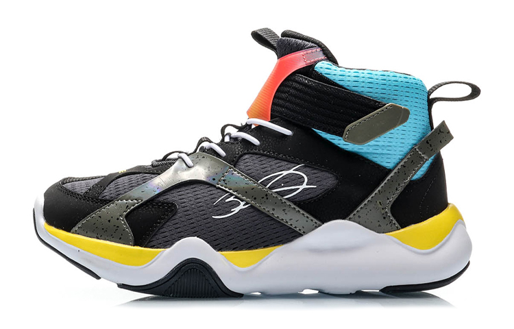 (Preschool) Li-Ning Way of Wade High 'Black Blue' YKBP062-3