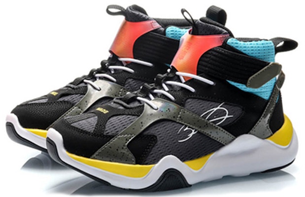 (Preschool) Li-Ning Way of Wade High 'Black Blue' YKBP062-3 Lookbook (Preschool) Li-Ning Way of Wade High 'Black Blue' YKBP062-3