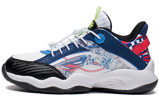 (Preschool) Li-Ning Way of Wade Low 'White Blue Black' YKBS052-11 Buy (Preschool) Li-Ning Way of Wade Low 'White Blue Black' YKBS052-11