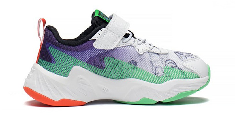 (Preschool) Li-Ning x Disney Buzz Lightyear Sports Shoes 'White Purple Green' YKNS122-1 Order (Preschool) Li-Ning x Disney Buzz Lightyear Sports Shoes 'White Purple Green' YKNS122-1
