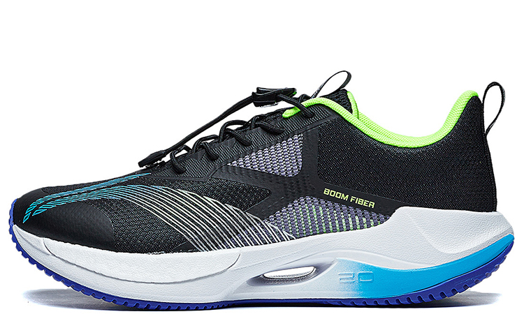 (Preschool) Li-Ning Young 20 Running Shoe 'Black White' YKFT068-1