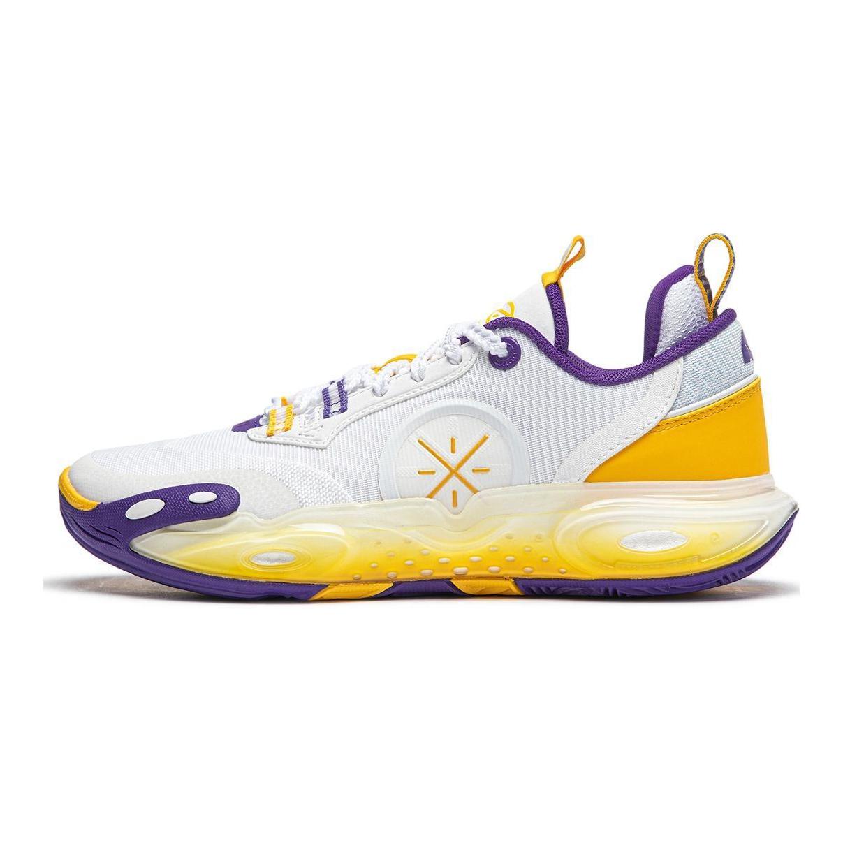 (Preschool) Li-Ning Yu Shuai 12 'White Yellow' YKBU032-1