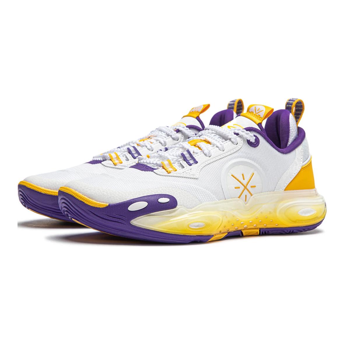 Lookbook (Preschool) Li-Ning Yu Shuai 12 'White Yellow' YKBU032-1