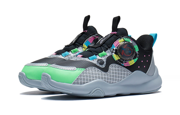 Lookbook (Preschool) Li-Ning Yulei 'Black Green' YKNS098-3