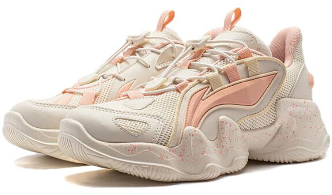 (Preschool) Li-Ning Casual 'White Pink' YKCQ198-22 Lookbook (Preschool) Li-Ning Casual 'White Pink' YKCQ198-22