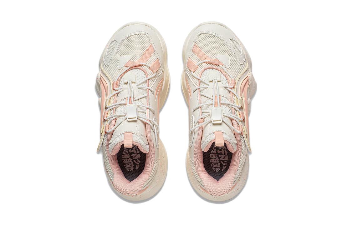 Shop 大童 李寧兒童 舒適 回彈輕便 兒童休閒鞋 白粉色