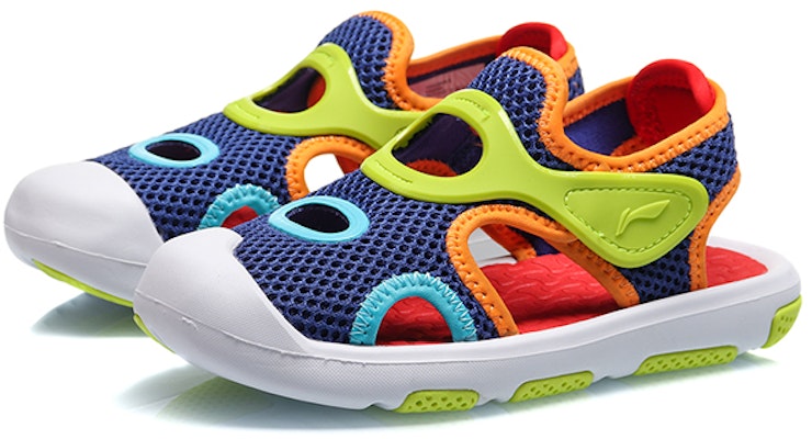 (PS) Sandal Nyaman Li-Ning 'Biru Hijau' YKKQ008-5 Lookbook (PS) Sandal Nyaman Li-Ning 'Biru Hijau' YKKQ008-5