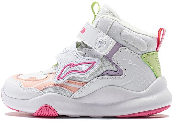 (Preschool) Li-Ning High 'White Orange' YKNT150-2 Buy (Preschool) Li-Ning High 'White Orange' YKNT150-2
