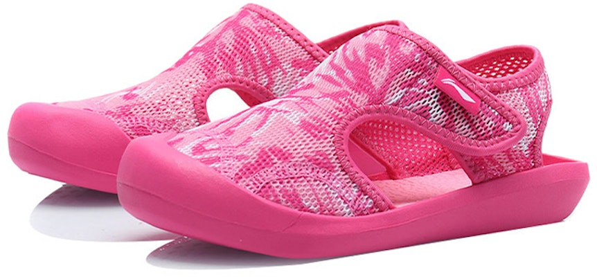 (Preschool) Li-Ning Hollow Breathable Sandal 'Pink' YKUQ058-2 Lookbook (Preschool) Li-Ning Hollow Breathable Sandal 'Pink' YKUQ058-2