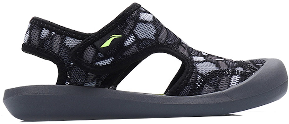 (Preschool) Li-Ning Hollow Breathable Sandals 'Black Grey' YKUQ058-1 Order (Preschool) Li-Ning Hollow Breathable Sandals 'Black Grey' YKUQ058-1