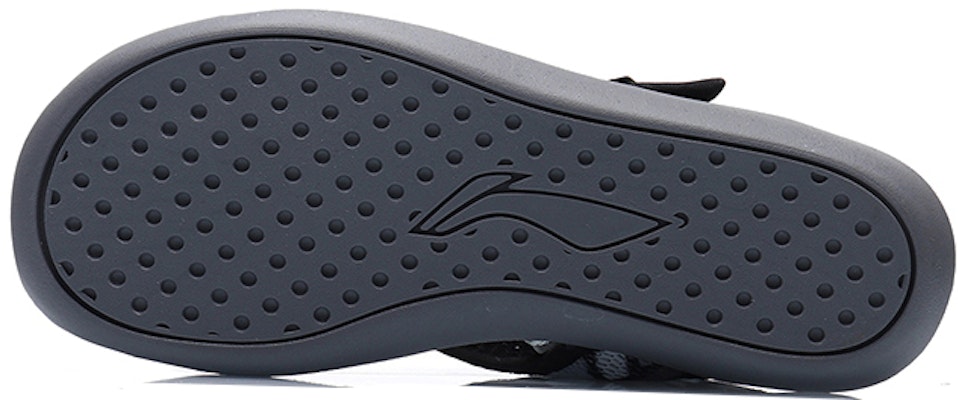 (Preschool) Li-Ning Hollow Breathable Sandals 'Black Grey' YKUQ058-1 Details for (Preschool) Li-Ning Hollow Breathable Sandals 'Black Grey' YKUQ058-1