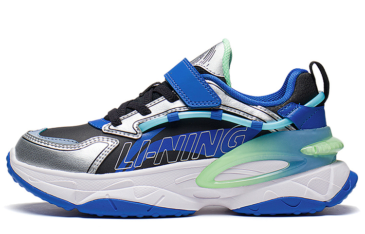 (Preschool) Li-Ning Lifestyle 'Letter Collision Cyan Blue' YKCS180-3