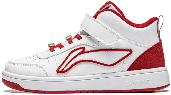 (Preschool) Li-Ning Mid-Top 'White Red' YKCS184-9 Buy (Preschool) Li-Ning Mid-Top 'White Red' YKCS184-9