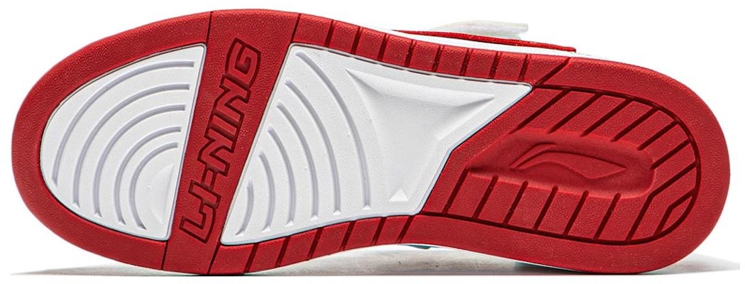 (Preschool) Li-Ning Mid-Top 'White Red' YKCS184-9 Sizing (Preschool) Li-Ning Mid-Top 'White Red' YKCS184-9