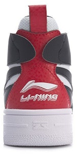 大童 LiNing李寧 皮面休閒 中筒 兒童板鞋 白黑紅 Purchase 大童 LiNing李寧 皮面休閒 中筒 兒童板鞋 白黑紅