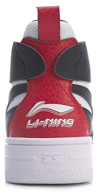 (Preschool) Li-Ning Mid-Top Casual 'White Black Red' YKCR012-3 Purchase (Preschool) Li-Ning Mid-Top Casual 'White Black Red' YKCR012-3