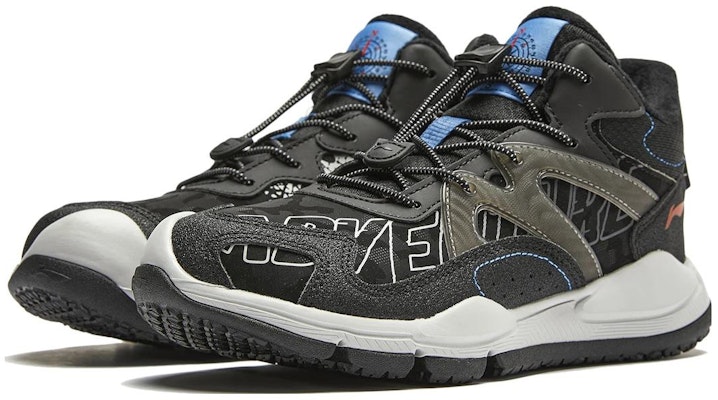 (PS) 李寧 ロック2.0 LITE MID 反射ブラック YKET008-23 Lookbook (PS) 李寧 ロック2.0 LITE MID 反射ブラック YKET008-23