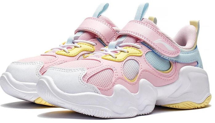 兒童 李寧兒童 舒適運動 透氣輕便 低幫 兒童跑步鞋 粉藍 Lookbook 兒童 李寧兒童 舒適運動 透氣輕便 低幫 兒童跑步鞋 粉藍