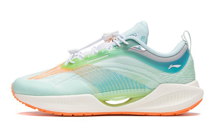 Buy (PS) Zapatillas para Correr Li-Ning "Azul Verde de Caña Baja" YKFS066-7