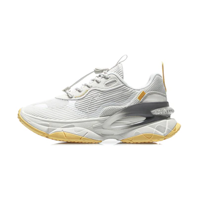 (PS) Li-Ning Running Shoes 'White Sand Grey'