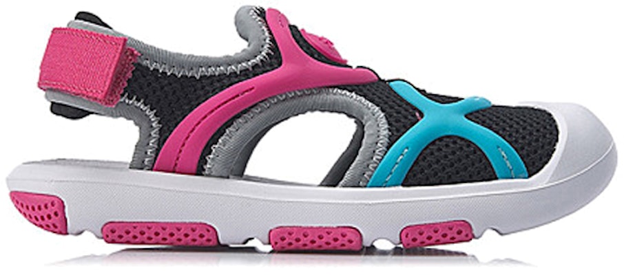 (Preschool) Li-Ning Sandal 'Black Pink Blue' YKAP108-2 Order (Preschool) Li-Ning Sandal 'Black Pink Blue' YKAP108-2