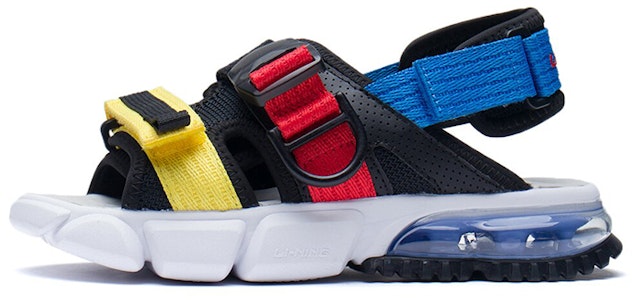 大童 LiNing李寧 減震休閒運動涼鞋 黑黃藍 Buy 大童 LiNing李寧 減震休閒運動涼鞋 黑黃藍