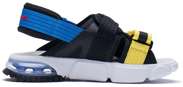 大童 LiNing李寧 減震休閒運動涼鞋 黑黃藍 Order 大童 LiNing李寧 減震休閒運動涼鞋 黑黃藍