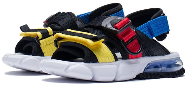 大童 LiNing李寧 減震休閒運動涼鞋 黑黃藍 Lookbook 大童 LiNing李寧 減震休閒運動涼鞋 黑黃藍