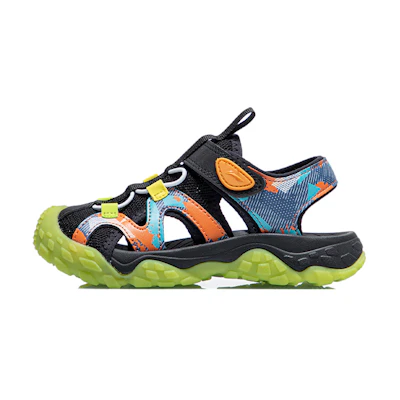 (PS) Li-Ning Sandals 'Blue Camo'