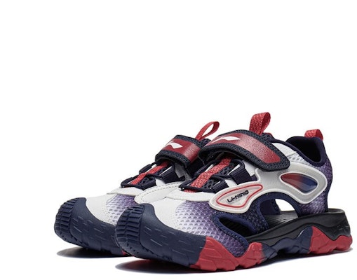 (PS) Sandal Li-Ning 'Putih Standar Biru Pelaut' YKUT006-1 Lookbook (PS) Sandal Li-Ning 'Putih Standar Biru Pelaut' YKUT006-1