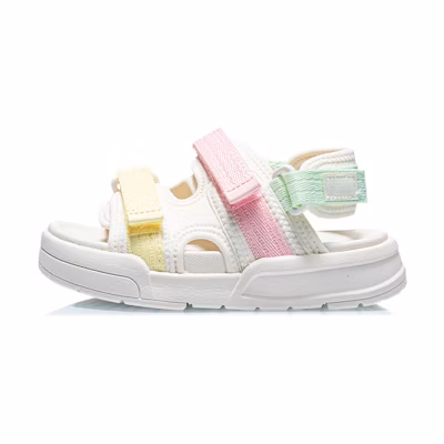 (PS) Li-Ning Sports Sandal 'Coca White Yellow Pink'